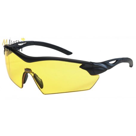 MSA Racers védőszemüveg, lövész szemüveg borostyánsárga lencsével 