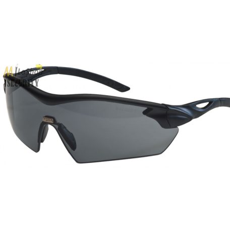MSA Racers védőszemüveg, lövész szemüveg füst színű lencsével (fekete) 
