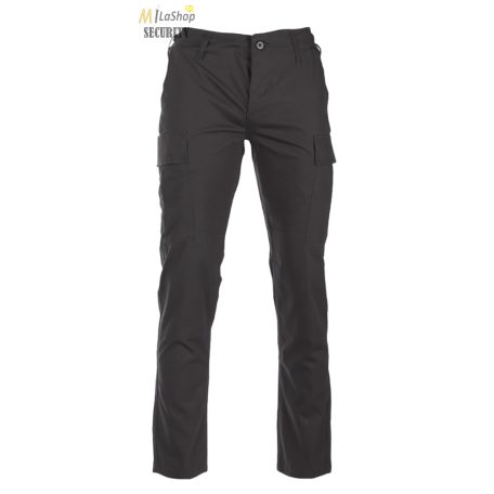 Mil-Tec US slim-fit BDU taktikai nadrág - fekete színben