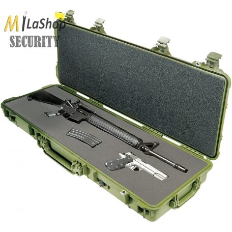 Peli Case 1720 gurulós műanyag védőtáska, 42" Puska bőrönd - fegyvertáska, választható felszereltséggel Belső: 1067x343x133 mm