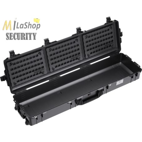 Peli AIR CASE 1755 gurulós műanyag védőtáska, védőtok - fekete színben, választható felszereltséggel Belső: 1397 × 356 × 203 mm