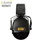 Sordin Supreme Pro X SLIM vízálló, elektronikus fültok - bőr fejpántos fekete színben