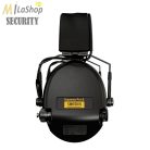 Sordin Supreme Pro X SLIM vízálló, elektronikus fültok - bőr fejpántos fekete színben