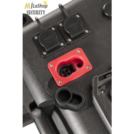 Peli 9470 4 fejes 4x10 LED -es akkumulátoros teleszkópos lámpa  Peli védőtáskában. Terep kerékkel, 12V csatlakozási lehetőséggel, bluetooth vezérléssel,  24000 lm