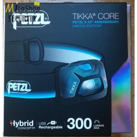 Petzl Tikka Core Limited Edition - akkumulátoros, tölthető Hybrid fejlámpa - 300 lm
