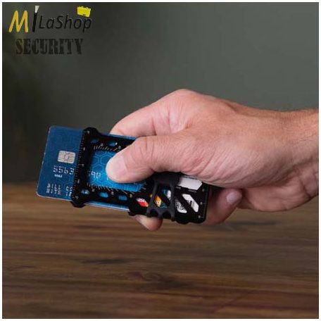 Nite Ize RFID blokkolós kártyatartó / pénztárca / multiszerszám fekete színben