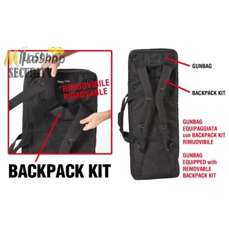 Explorer vászon fegyvertáska vállszíjjal, (választható plusz hátizsák pánttal is) 940x300x110 mm 