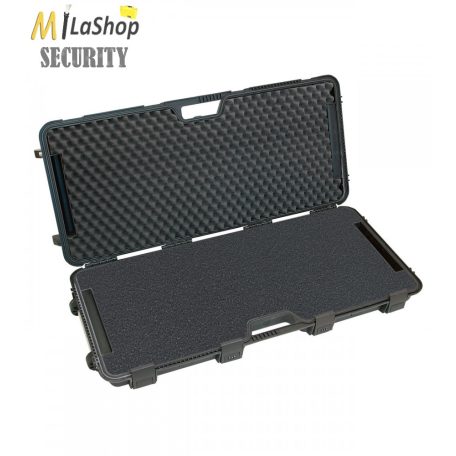 Guncase gurulós Íj / fegyvertáska üresen/előmetszett szivacsbetéttel/alul-felül hullámos szivacsbetéttel (Guncase) Belső: 925 x 420 x 120 mm