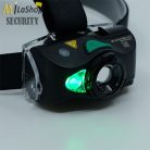 LEDLENSER MH8 outdoor tölthető LED 4 színű(fehér, piros, kék, zöld) fejlámpa 600lm - fekete