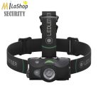 LEDLENSER MH8 outdoor tölthető LED 4 színű(fehér, piros, kék, zöld) fejlámpa 600lm - fekete