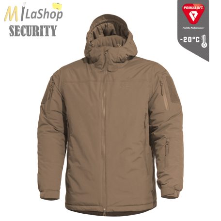 Pentagon Parka LCP Velocity taktikai télikabát (extrém -20 fok) -coyote/barna színben