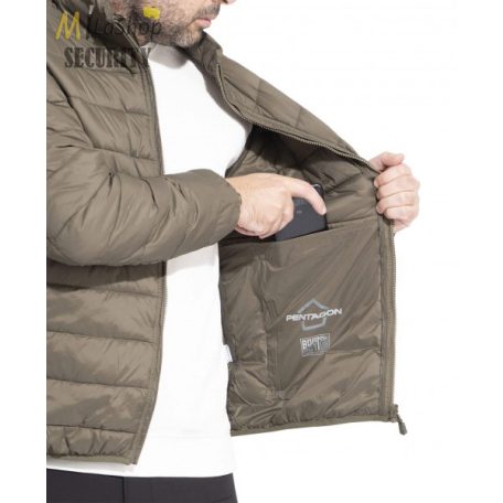 Pentagon Nucleus Thermal Jacket - dzseki piros színben