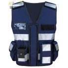 Jólláthatósági biztonsági /security mellény - kék