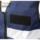 Jólláthatósági biztonsági /security mellény - kék