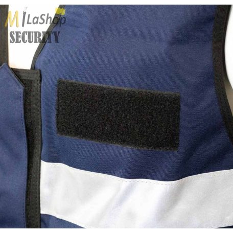 Jólláthatósági biztonsági /security mellény - kék