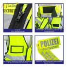 Jólláthatósági biztonsági /security mellény - kék