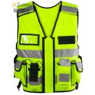 Jólláthatósági biztonsági /security mellény - sárga