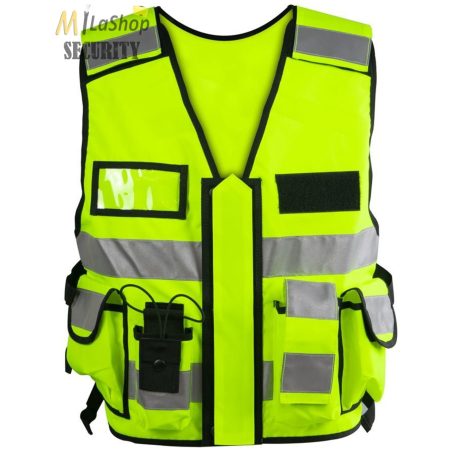 Jólláthatósági biztonsági /security mellény - sárga