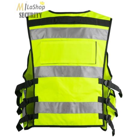 Jólláthatósági biztonsági /security mellény - sárga