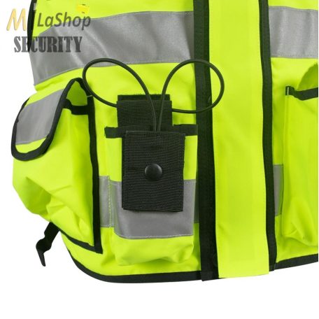 Jólláthatósági biztonsági /security mellény - sárga