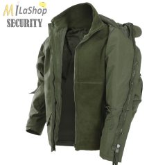   Mil-Tec ECWCS parka / kabát - kivehető polár béléssel - zöld színben
