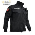 MLS Pro taktikai/szolgálati polár dzseki tépőzárakkal - fekete színben