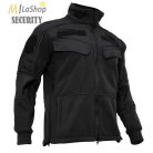 MLS Pro taktikai/szolgálati polár dzseki tépőzárakkal - fekete színben