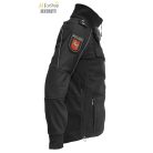 MLS Pro taktikai/szolgálati polár dzseki tépőzárakkal - fekete színben