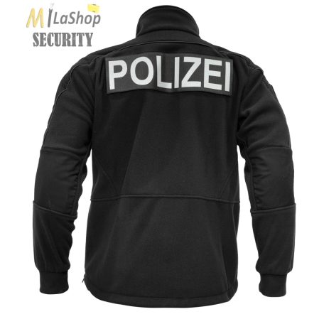 MLS Pro taktikai/szolgálati polár dzseki tépőzárakkal - fekete színben