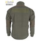 MLS Pro taktikai/szolgálati polár dzseki tépőzárakkal - zöld színben