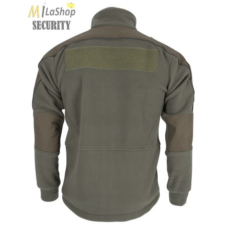 MLS Pro taktikai/szolgálati polár dzseki tépőzárakkal - zöld színben