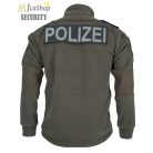 MLS Pro taktikai/szolgálati polár dzseki tépőzárakkal - zöld színben