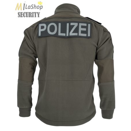 MLS Pro taktikai/szolgálati polár dzseki tépőzárakkal - zöld színben