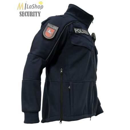 MLS Pro taktikai/szolgálati polár dzseki tépőzárakkal - zöld színben