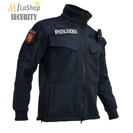 MLS Pro taktikai/szolgálati polár dzseki tépőzárakkal - zöld színben