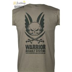 Warrior Assault Systems (WAS) logózott póló - khaki_milashop_security