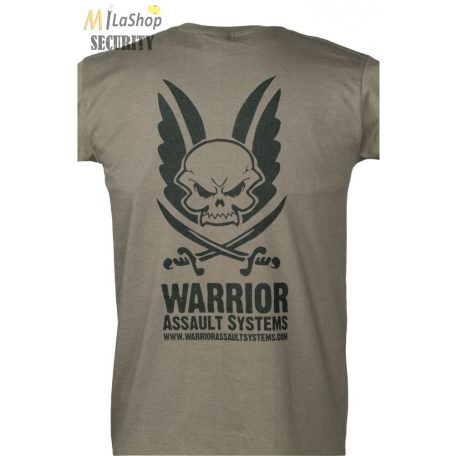 Warrior Assault Systems (WAS) logózott póló - khaki_milashop_security