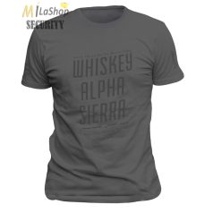   Warrior Assault Systems (WAS) WHISKEY ALPHA SIERRA póló - szürke-szürke