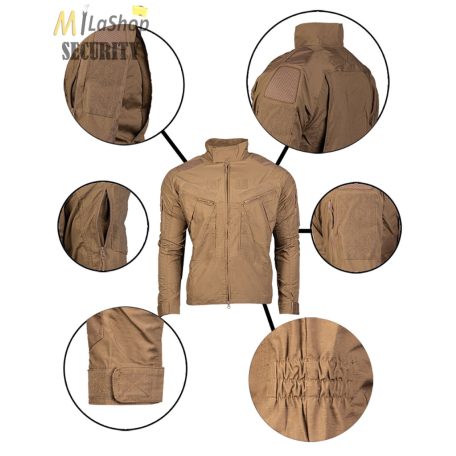 Mil-Tec Chimera combat jacket - zubbony - dark coyote színben