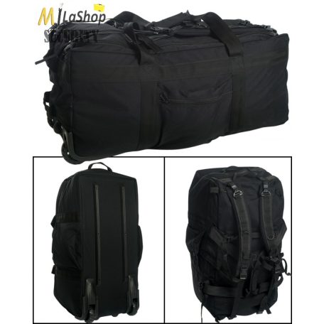 Mil-Tec kerekes - gurulós utazótáska / hátizsák - több színben - kb.118 l