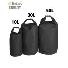   Mil-Tec Drybag szállító zsák, extra erős, választható: 10-30-50 literes, fekete színben
