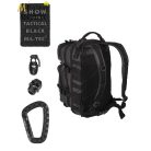 Mil-Tec hátizsák TACTICAL BLACK színben - 20 l