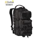Mil-Tec hátizsák TACTICAL BLACK színben - 20 l