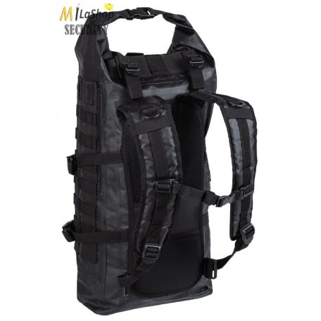 MIl-Tec taktikai vízálló hátizsák Molle rendszerrel 35 l - fekete színben