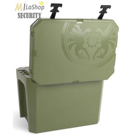 Petromax ultrapasszív hűtőtáska (akár 12 nap jégmegőrzés) olívzöld színben - 25 l