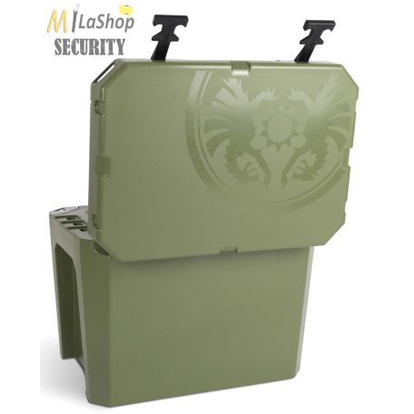 Petromax ultrapasszív hűtőtáska (akár 12 nap jégmegőrzés) olívzöld színben - 50 l
