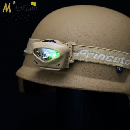 Princeton Tec VIZZ TAC MPLS RBG+IR taktikai sisak/fejlámpa (fehér/piros/kék/zöld/IR infravörös ) 420 lm - több színben