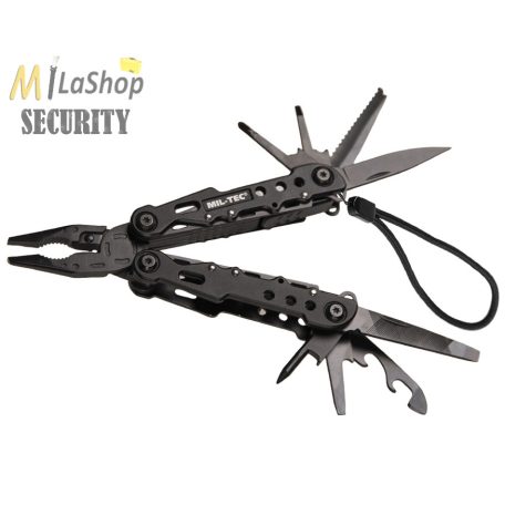 Mil-Tec Multitool Black large multiszerszám - díszdobozos, övtokkal