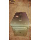 Mil-tec US fém lőszer doboz cal. 50/5.56, használt, - Belső: 28 x 14,5 x 17 cm