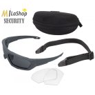 Revision ShadowStrike Military Kit - taktikai ballisztikus napszemüveg készlet(1 víztiszta és 1 füst lencsével) - több színben
